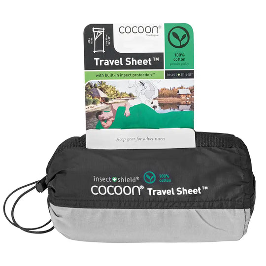Cocoon Travelsheet 100% Cotton Insectshield Lakenzak