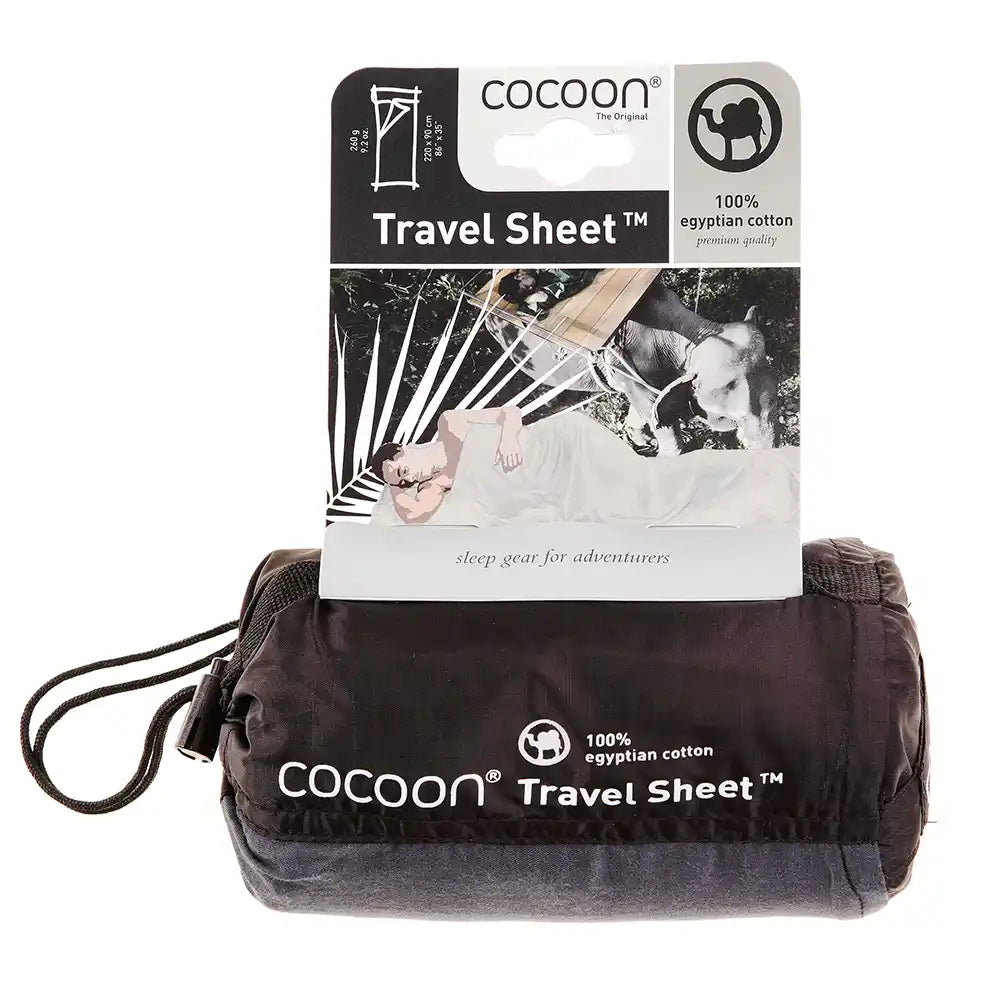 Cocoon Travelsheet 100% Egyptian Cotton Lakenzak