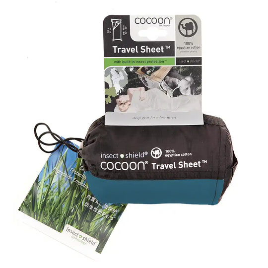 Cocoon Travelsheet Egyptian Cotton Insectshield Lakenzak