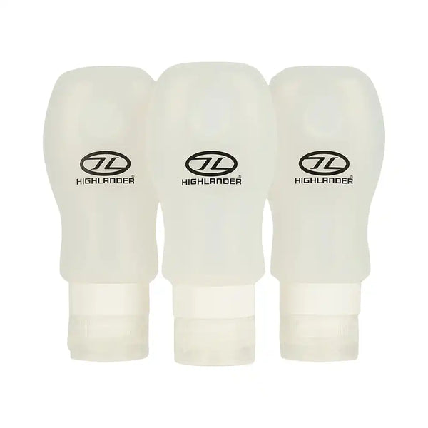 Highlander Siliconen Reisflesjes 3x 89ml